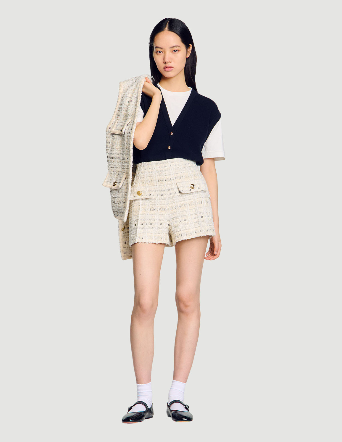 Ecru / lurex