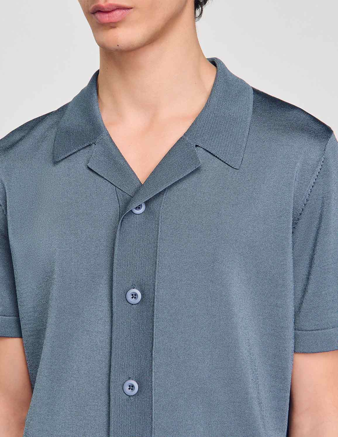 Dark chambray