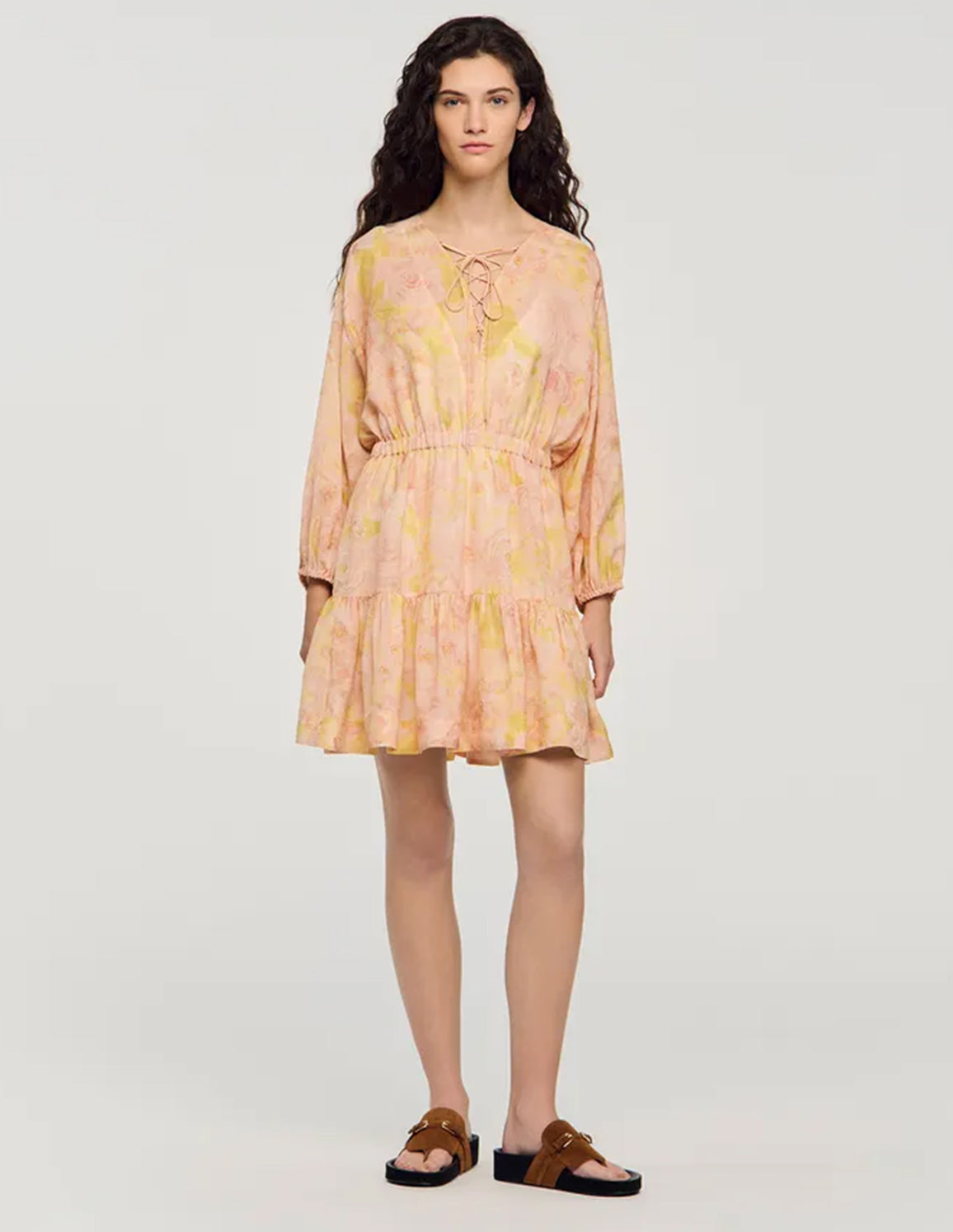FLORAL MINI DRESS – SANDRO Egypt FLORAL MINI DRESS – SANDRO Egypt