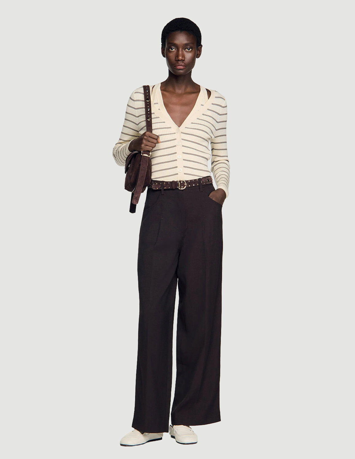 Ecru / Brown