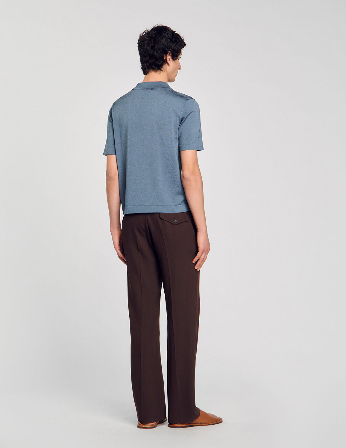 Dark chambray