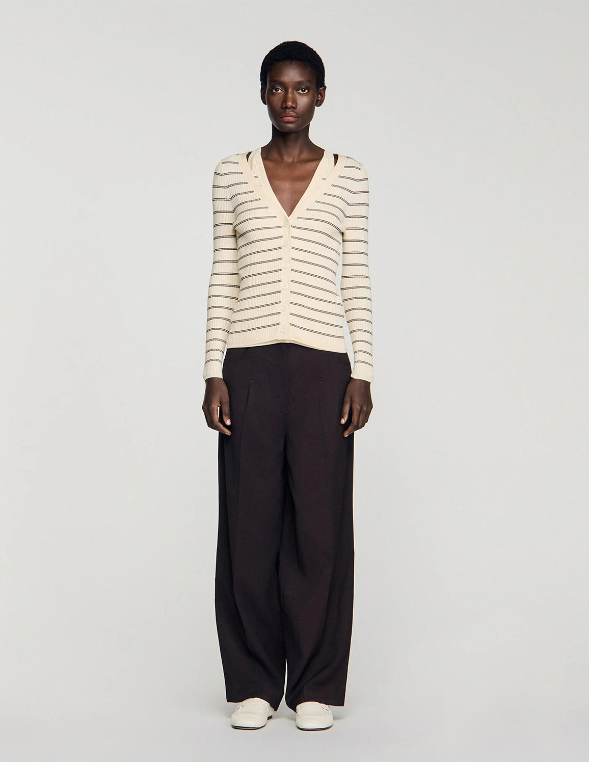 Ecru / Brown