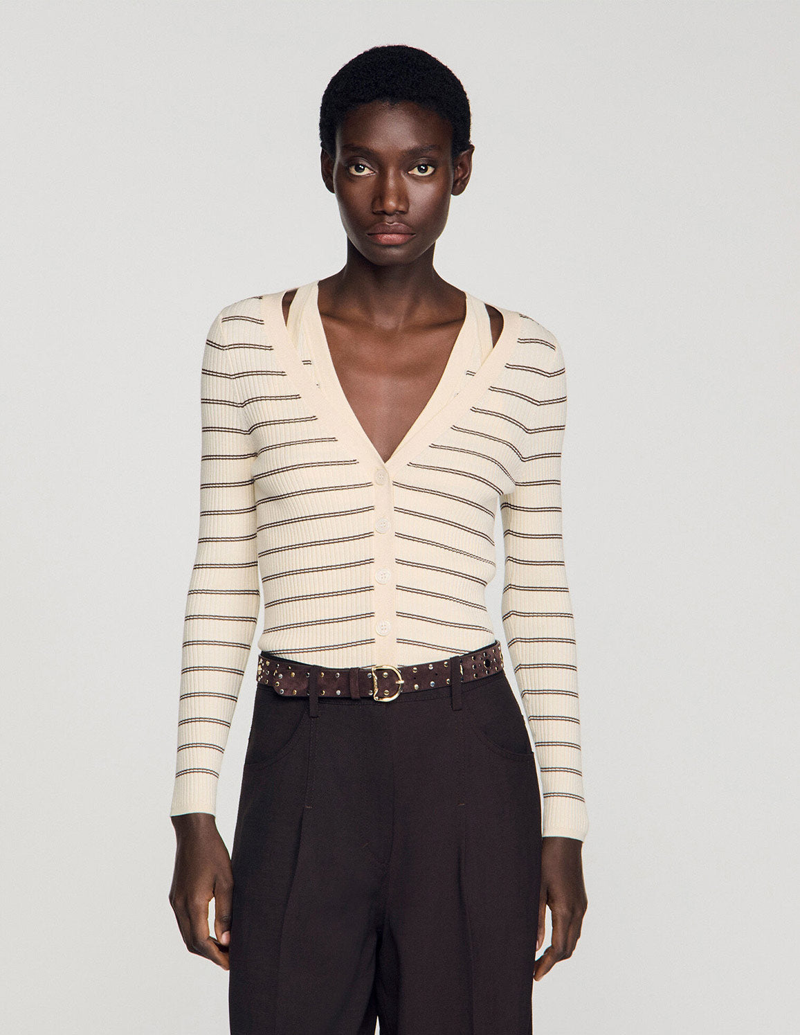 Ecru / Brown