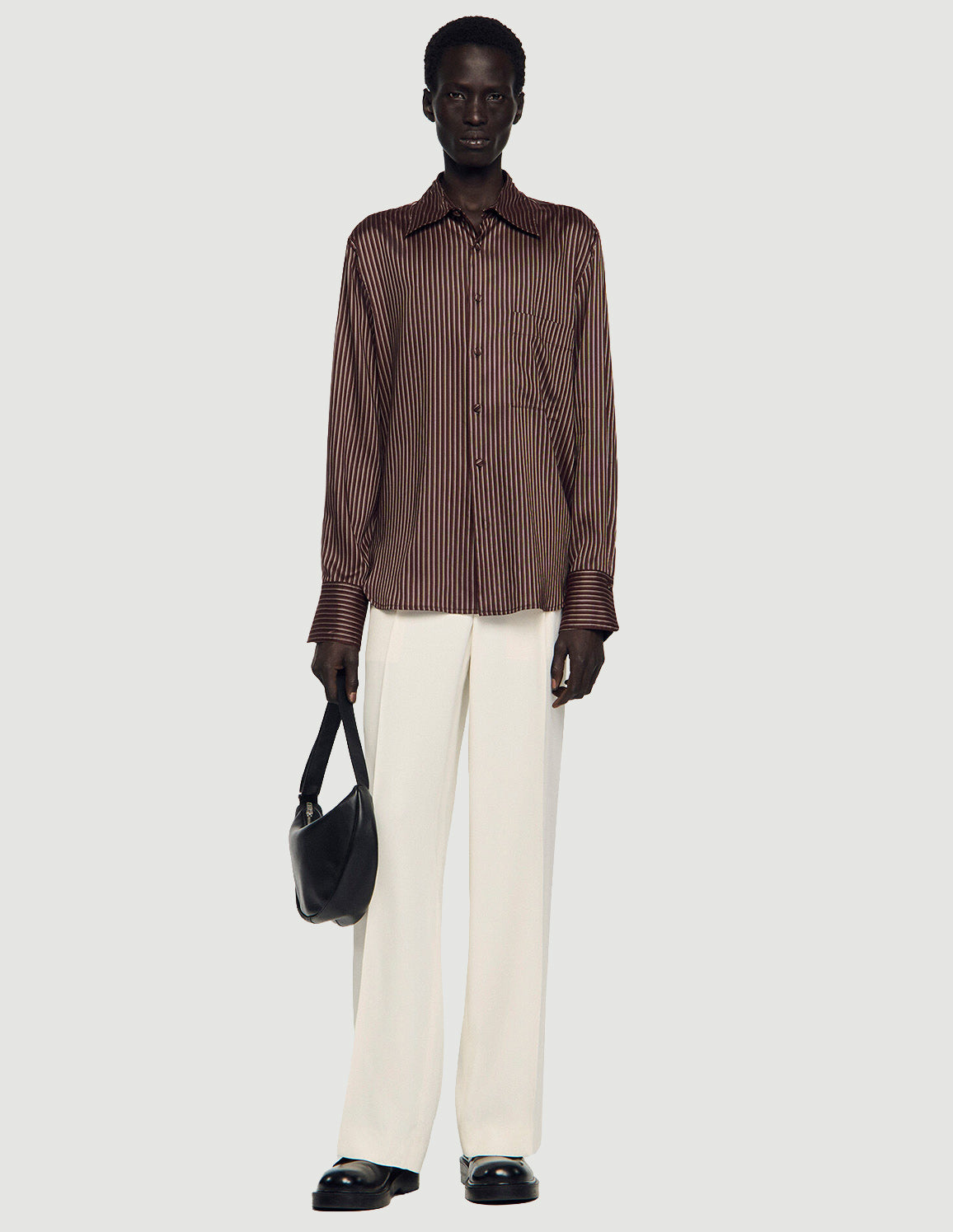 Brown / white