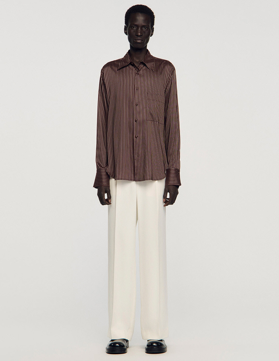 Brown / white
