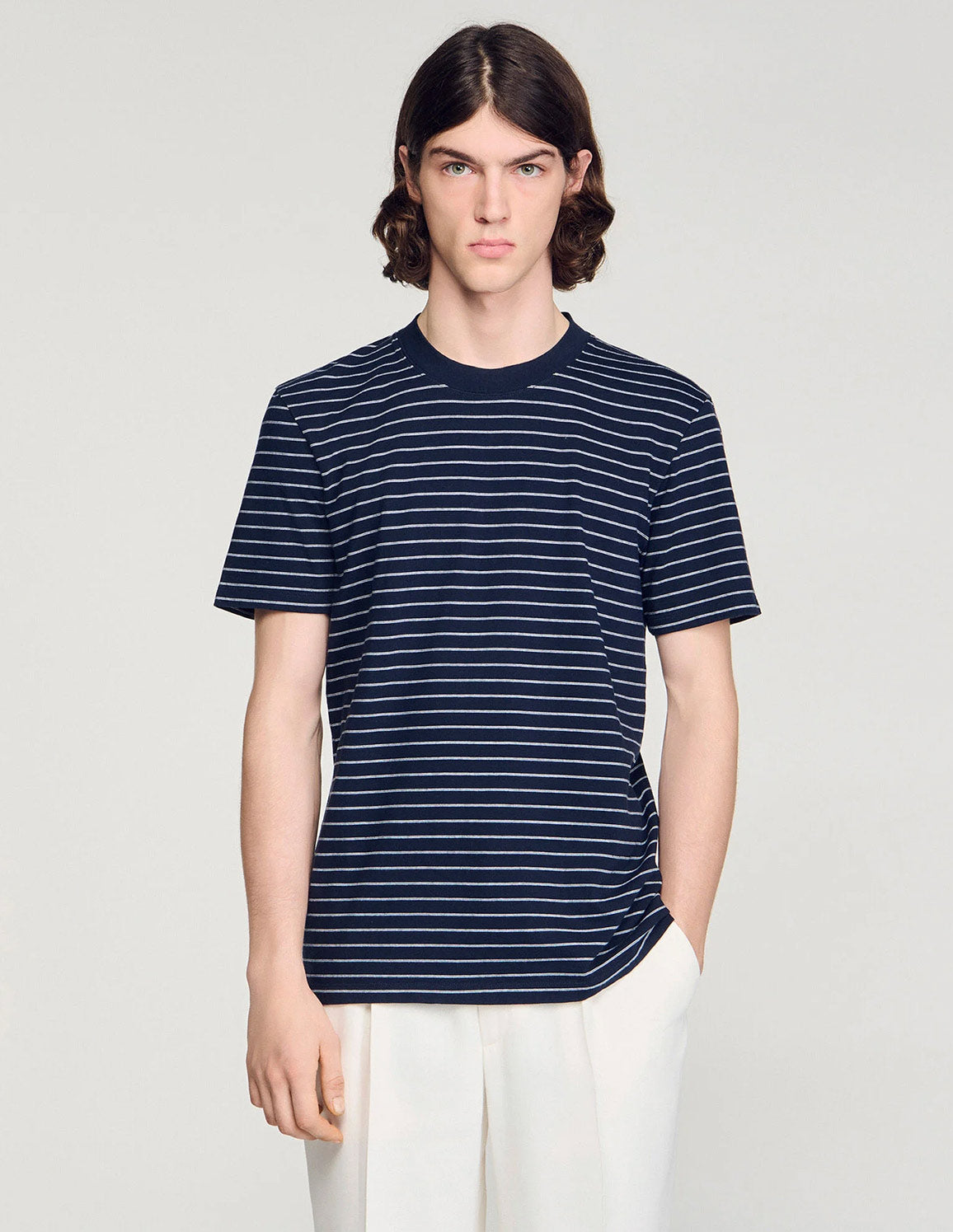 Navy \ White stripe