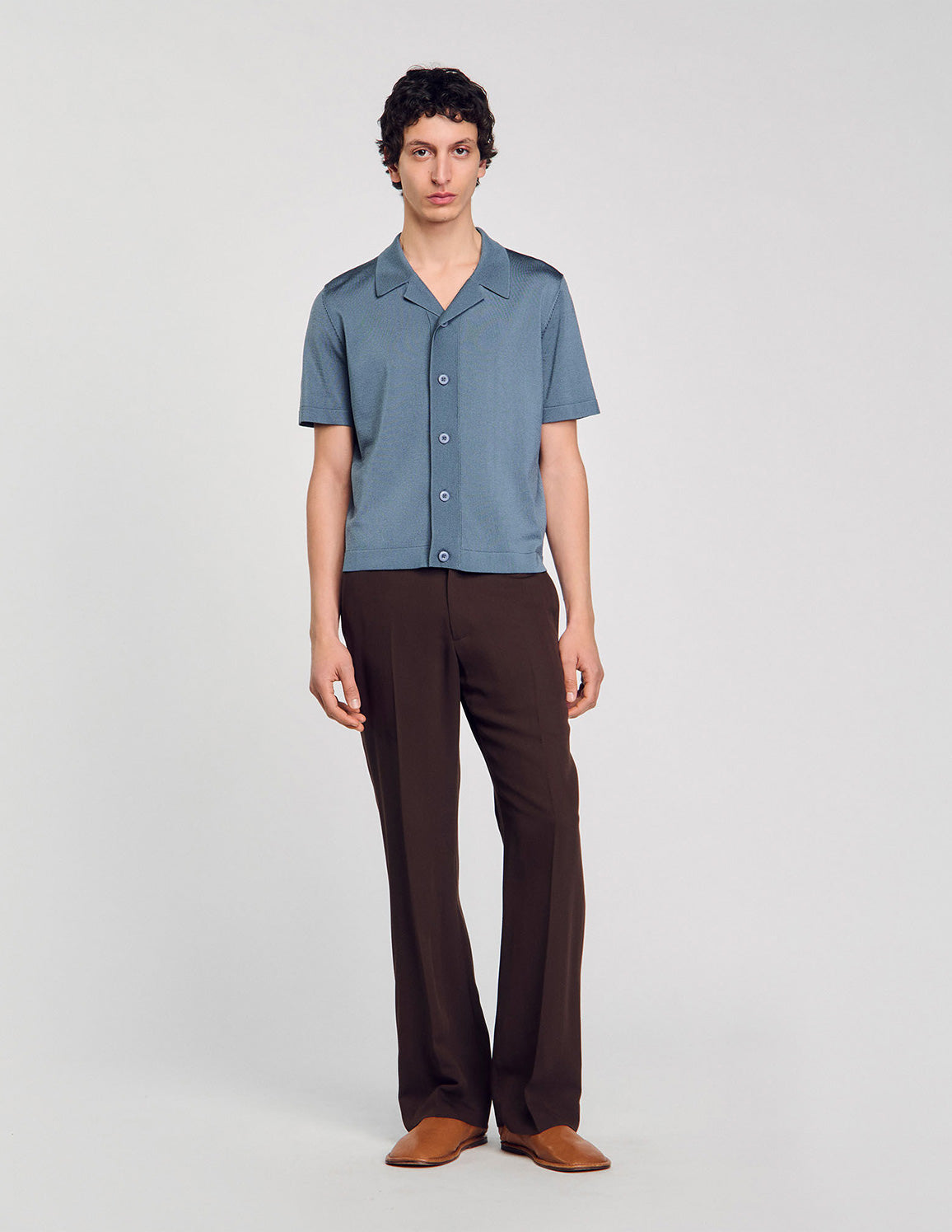 Dark chambray