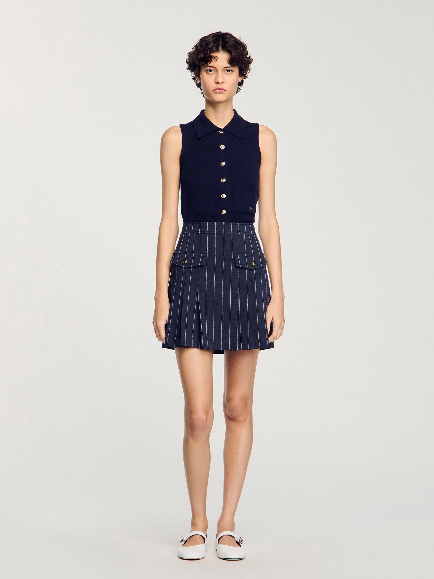 Navy / Ecru