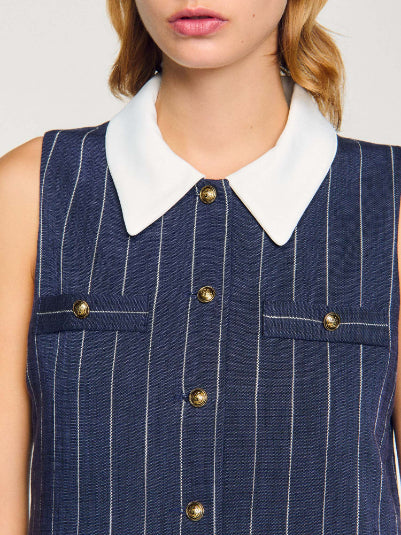 Navy / Ecru