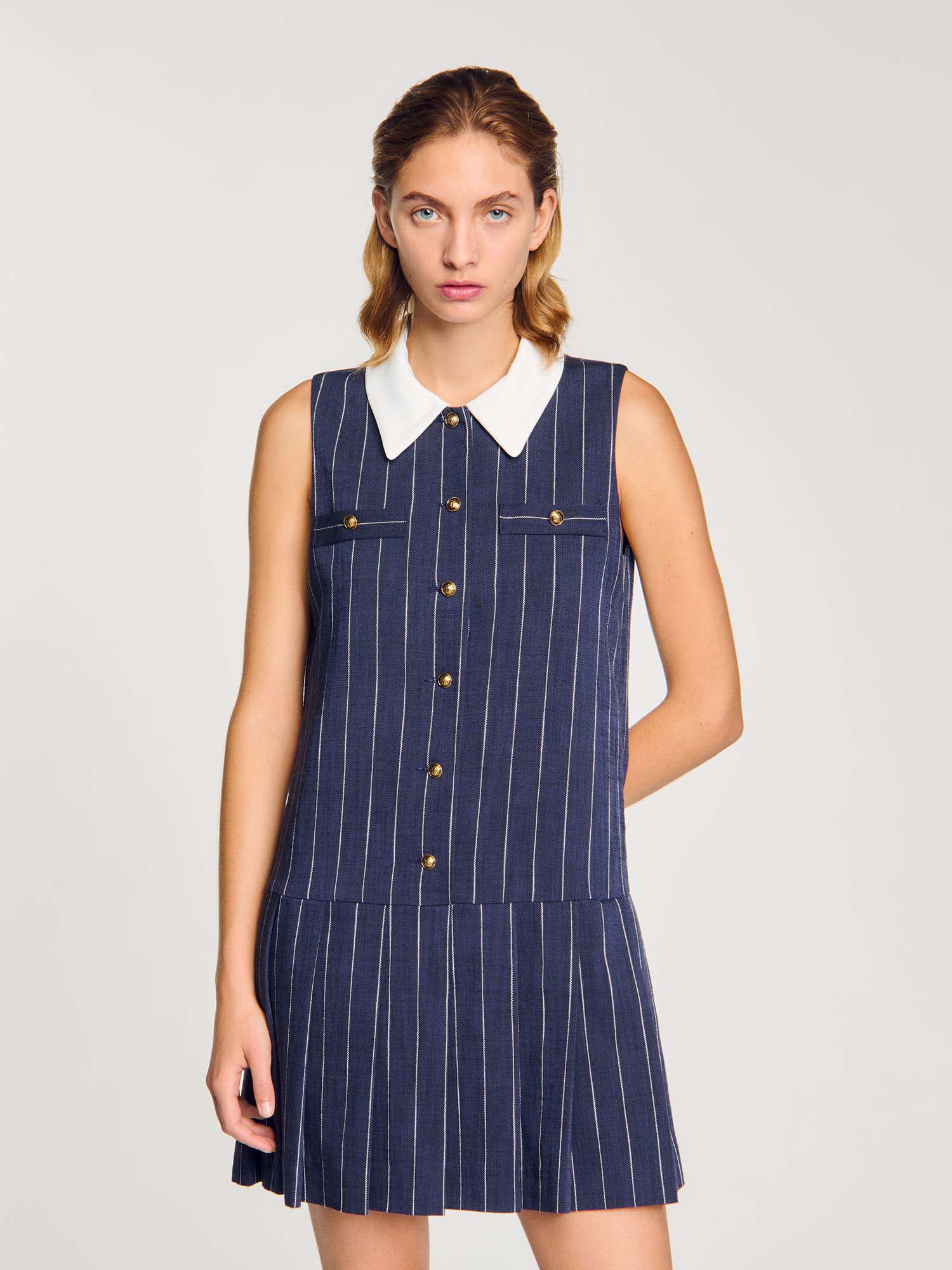 Navy / Ecru